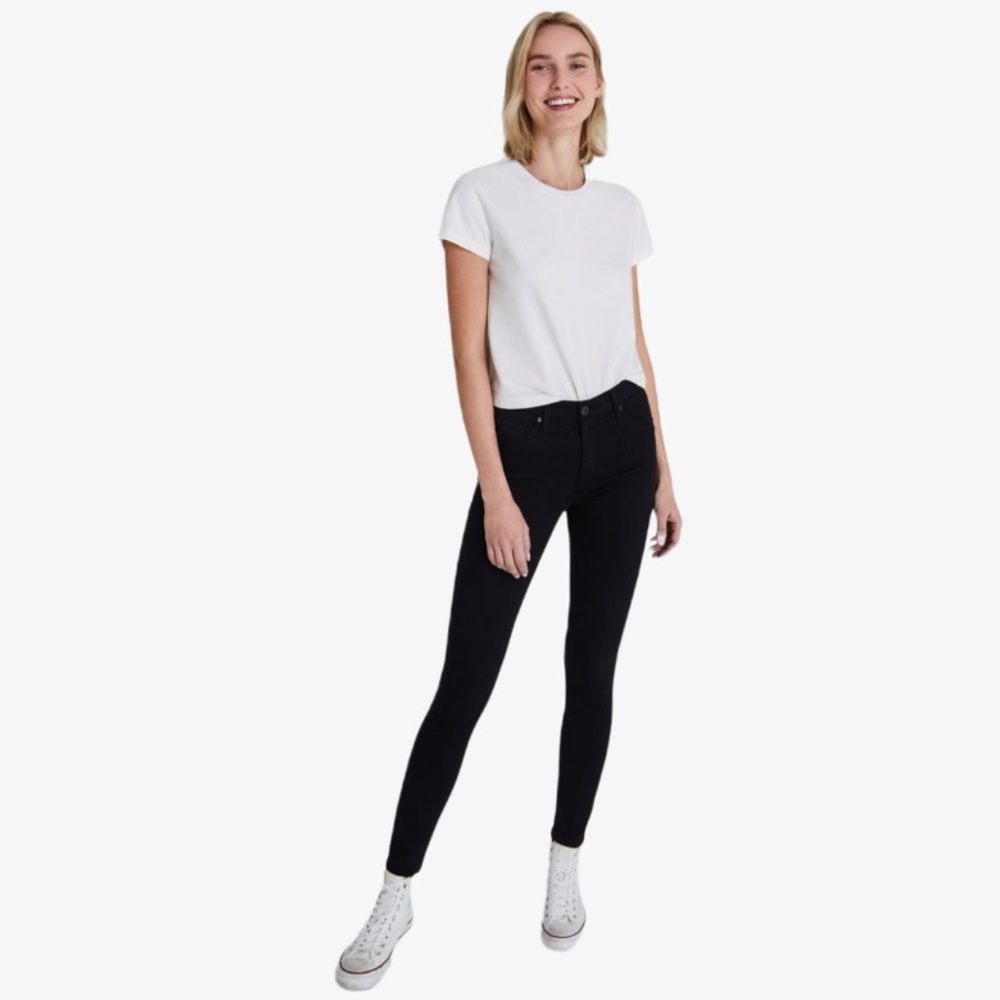 AG Adriano Goldschmied The Stevie Ankle Slim Straight Leg Jeans - 25 R